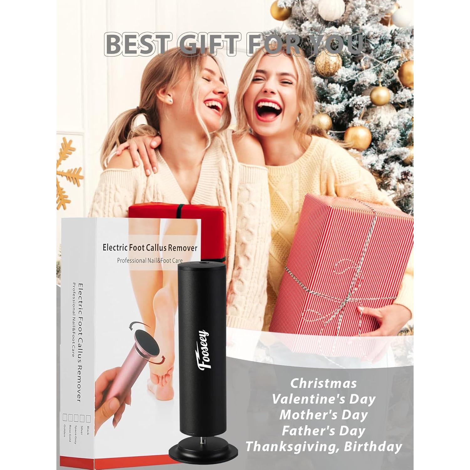 Lima Eléctrica para Pies Dermave Foot Negra con 60 Discos