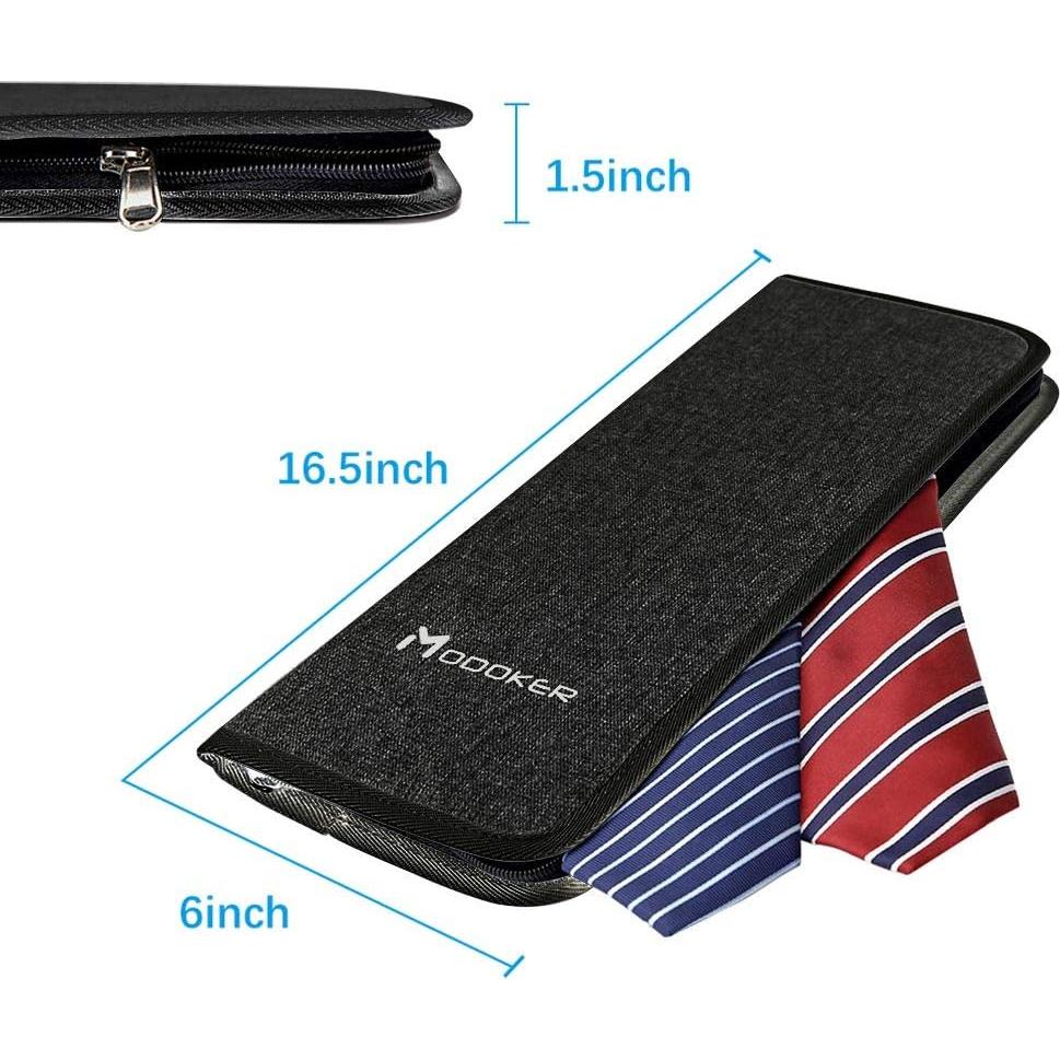 Estuche de Corbatas Modoker Negro para Hombre 41.91x15.24cm