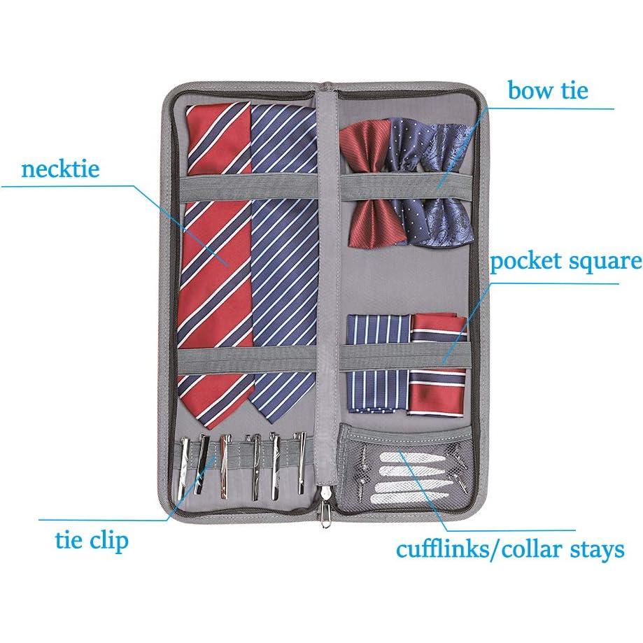 Estuche de Corbatas Modoker Negro para Hombre 41.91x15.24cm