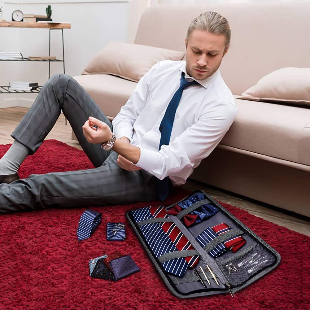 Estuche de Corbatas Modoker Negro para Hombre 41.91x15.24cm