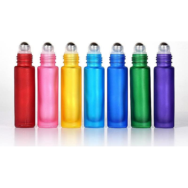 10 Botellas de Vidrio Esmerilado 10ml YORROR para Aceites Esenciales