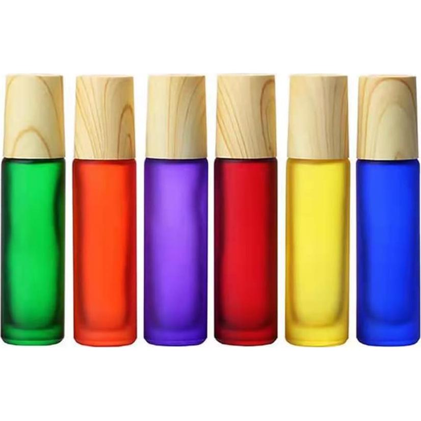 10 Botellas de Vidrio Esmerilado 10ml YORROR para Aceites Esenciales