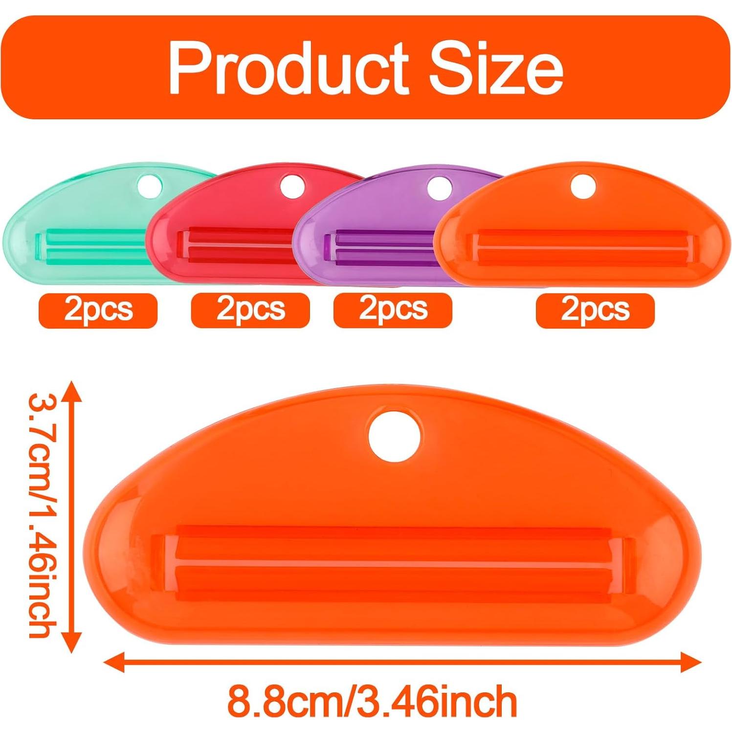 Exprimidor de Pasta de Dientes BOXOB 8 Piezas Reutilizables