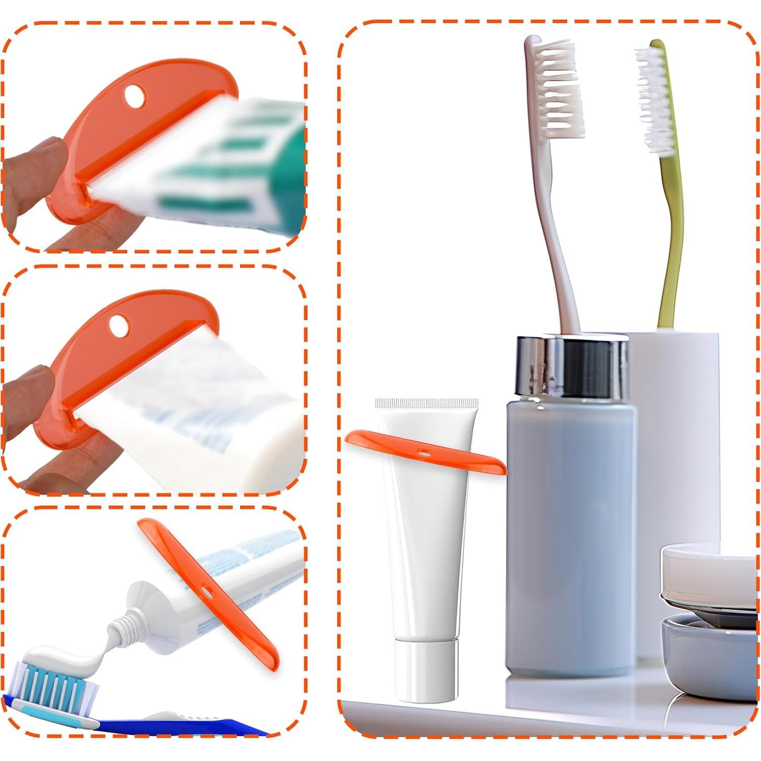 Exprimidor de Pasta de Dientes BOXOB 8 Piezas Reutilizables