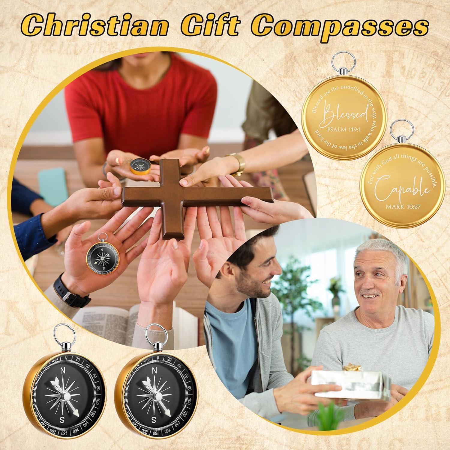 36 Brújulas Religiosas Relaxweex con Versículos Bíblicos