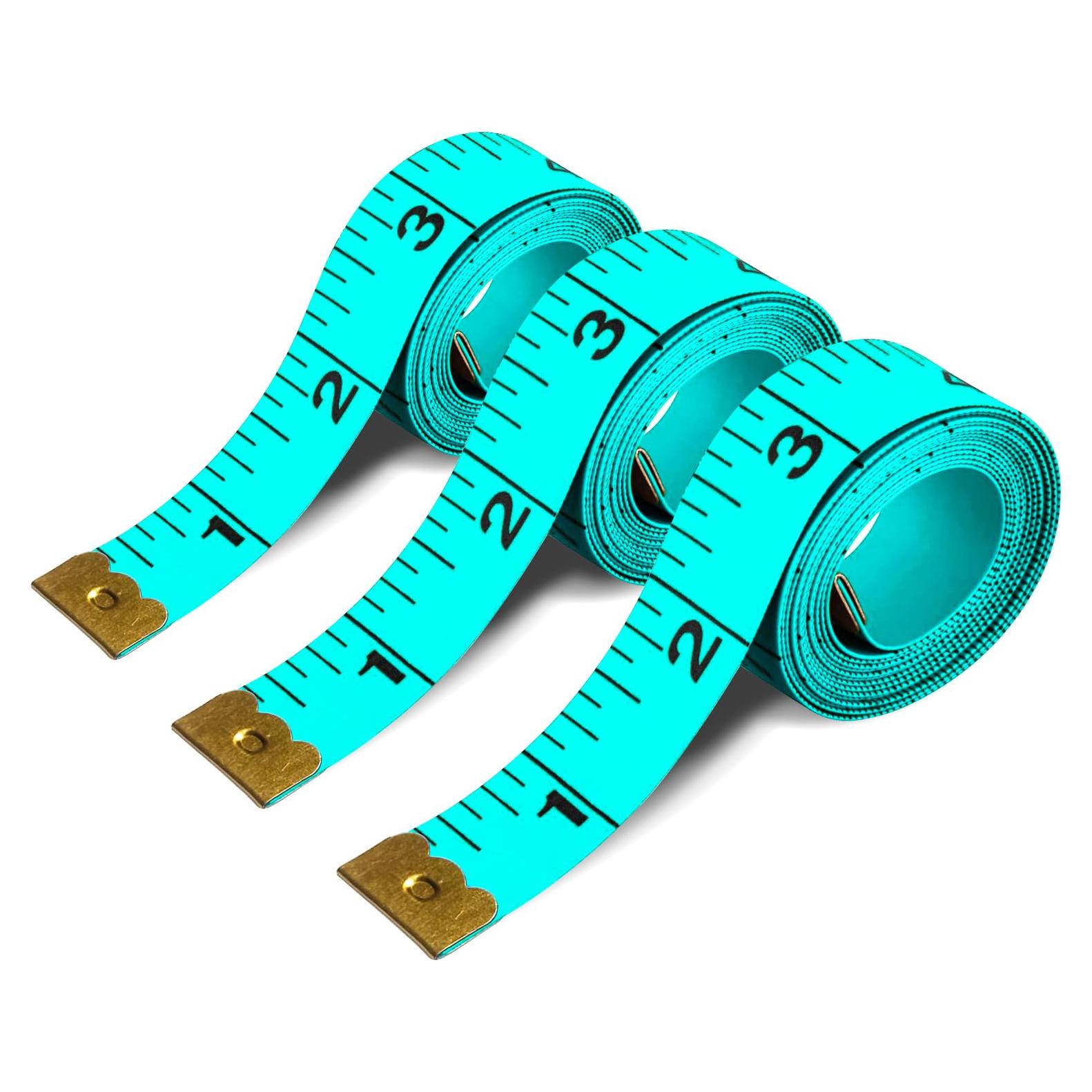 Cinta Métrica Suave MYGBBKITDEC 150 cm Doble Escala Verde 3 Pzas