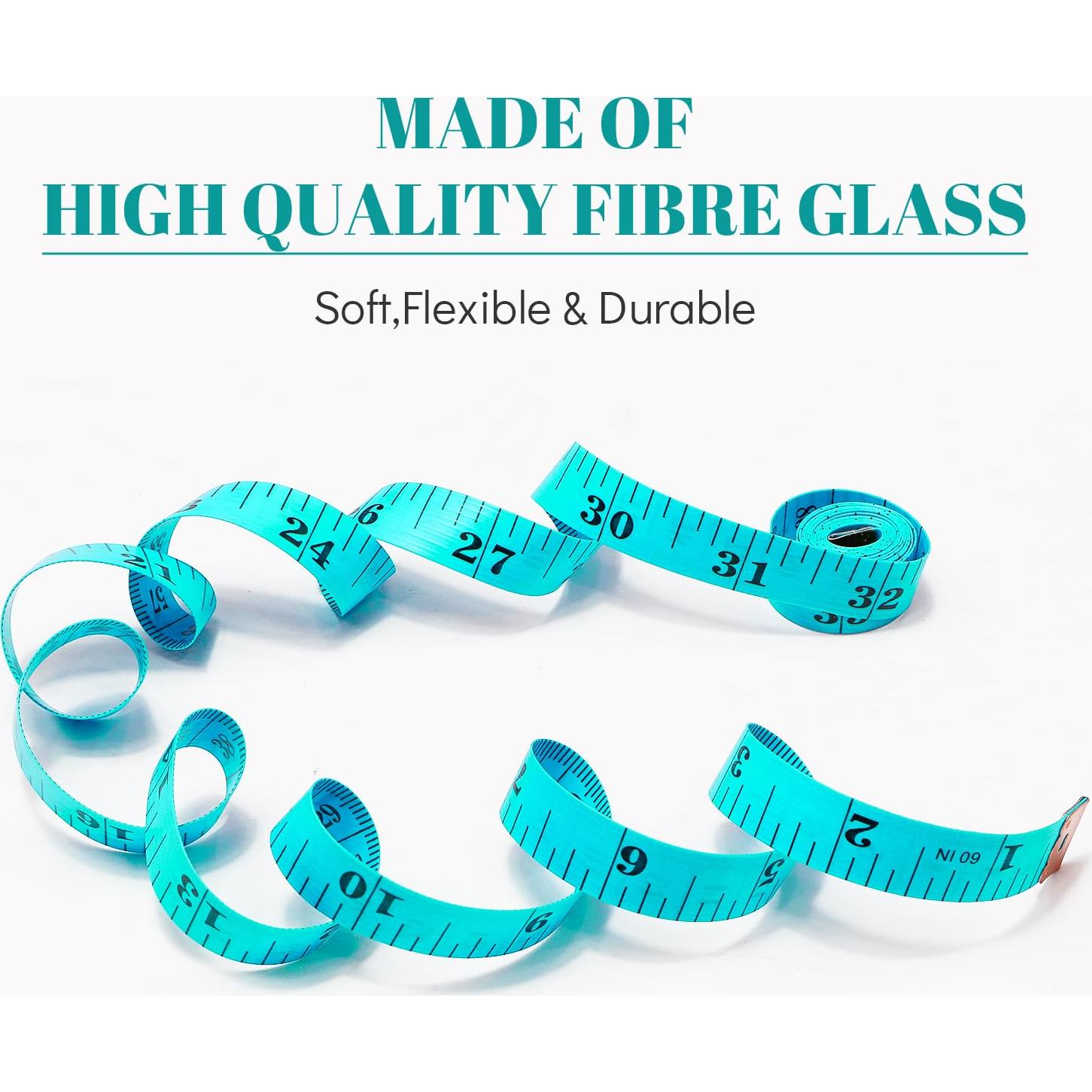 Cinta Métrica Suave MYGBBKITDEC 150 cm Doble Escala Verde 3 Pzas