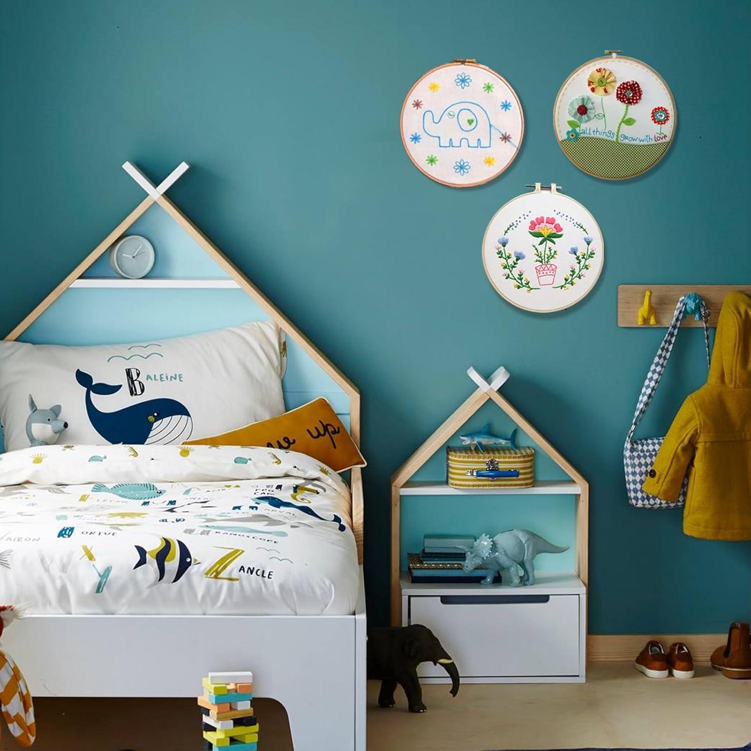 Aros de Bordado de Madera Biaungdo 23 cm - 2 Piezas