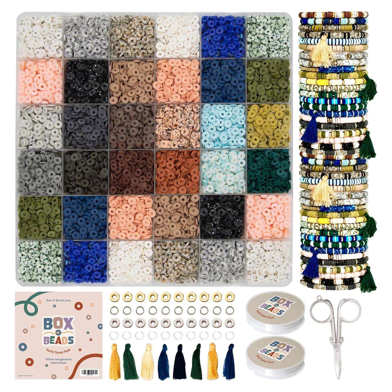 Kit de Fabricación de Pulseras Box-O-Beads - 6000 Piezas DIY