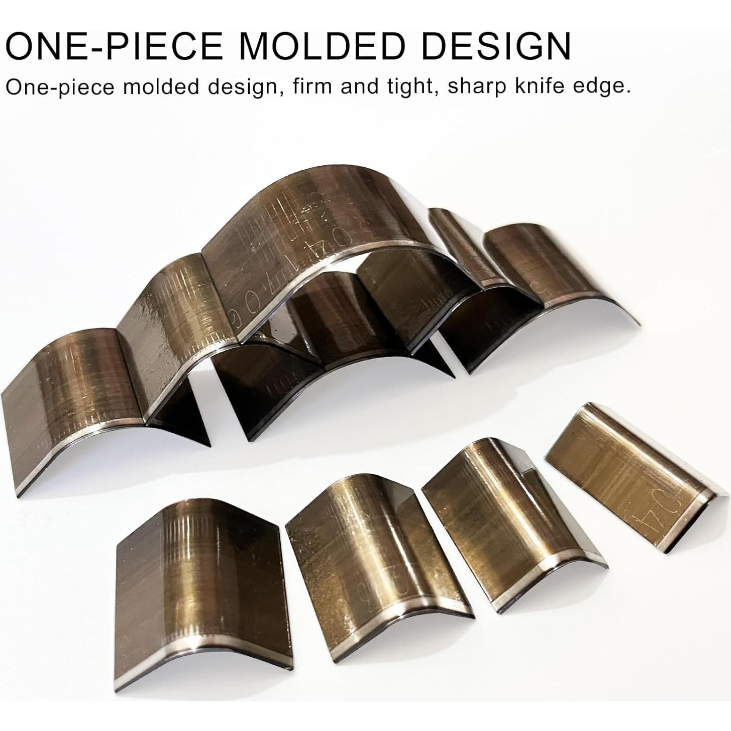 Juego de 10 Cortadores de Esquinas de Cuero YKSPLUSK