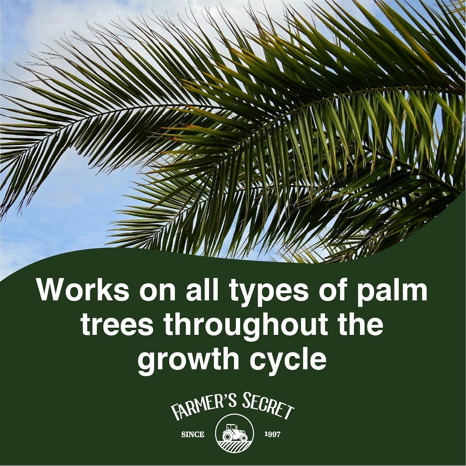 Fertilizante Booster para Palmeras Farmer's Secret 227g - Fórmula 4-15-12