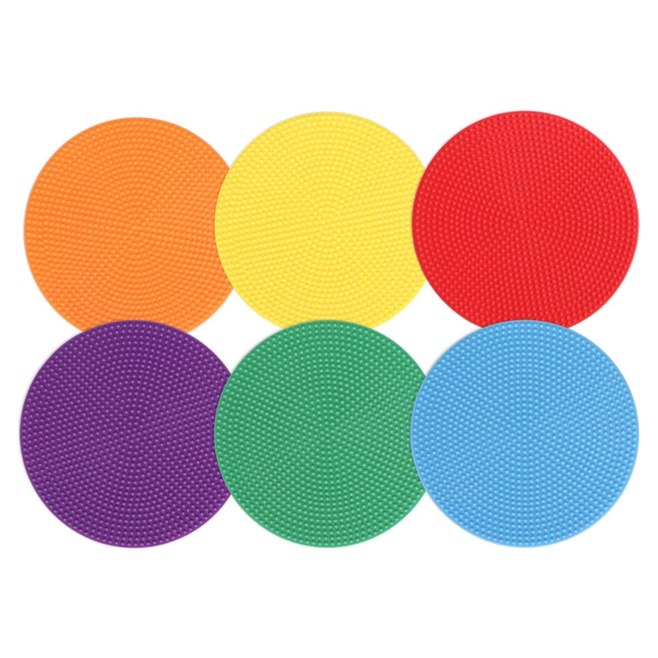 Marcadores de Puntos Antideslizantes Emhumn 4" 6 Piezas TPE