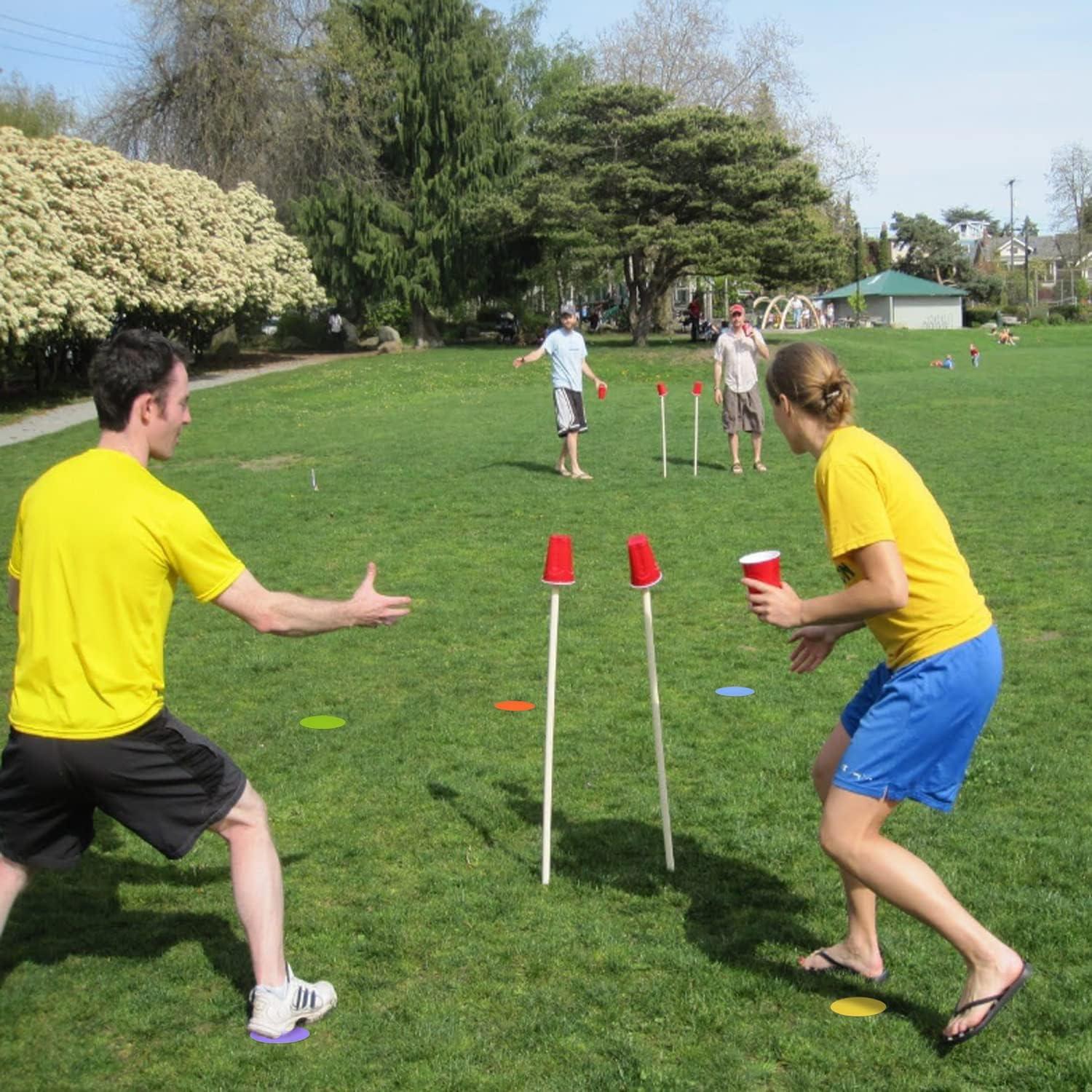 Marcadores de Puntos Antideslizantes Emhumn 4" 6 Piezas TPE