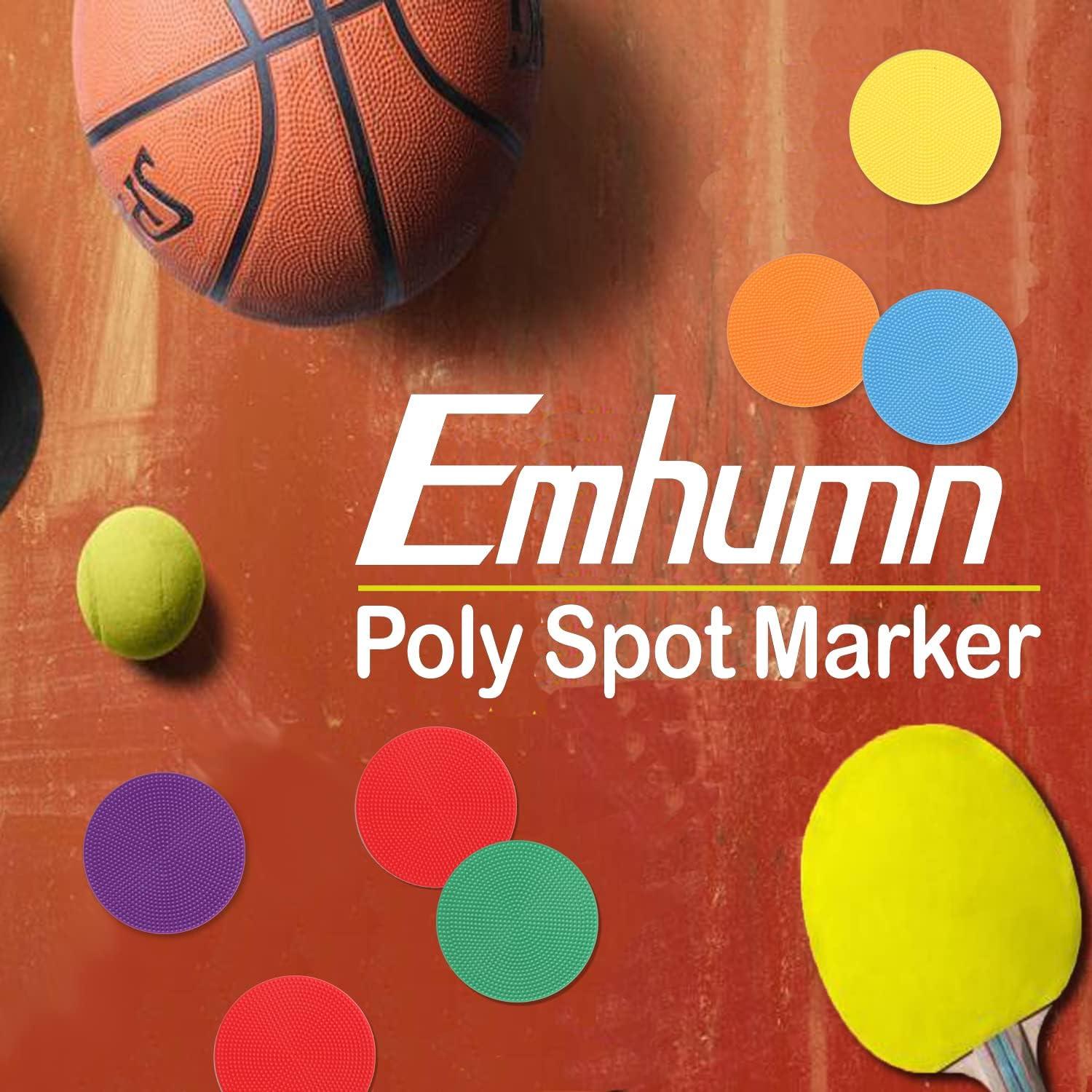 Marcadores de Puntos Antideslizantes Emhumn 4" 6 Piezas TPE