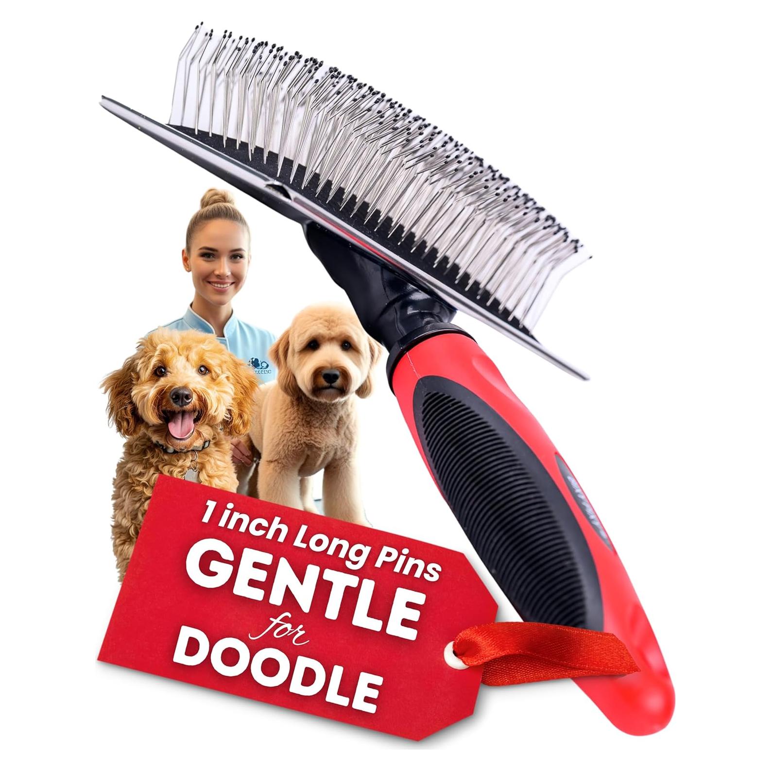 Cepillo Slicker para Perros Bixy Pixy - Grande - Púas Largas