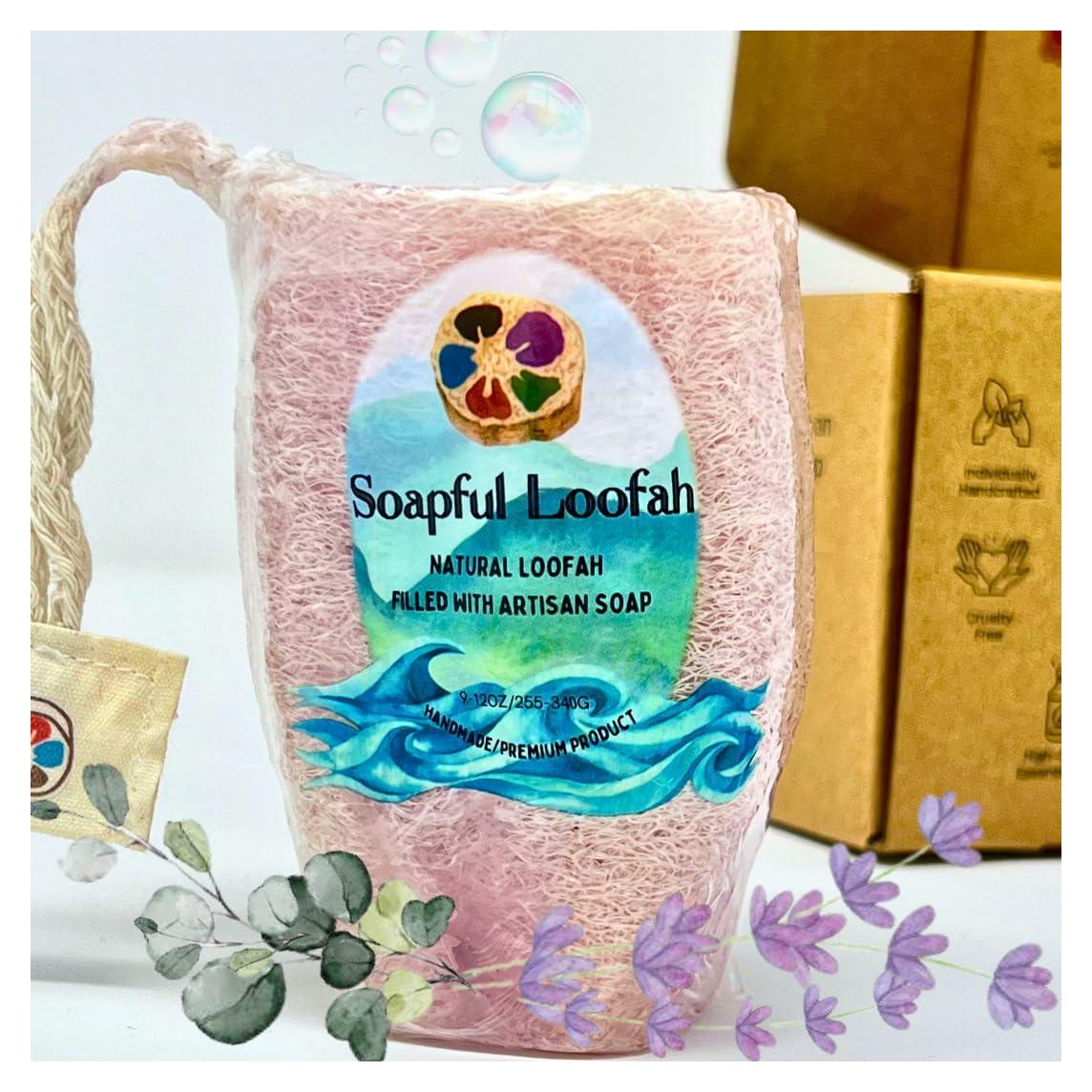 Jabón Exfoliante de Lufa Soapful Loofah Lavanda Eucalipto 330g