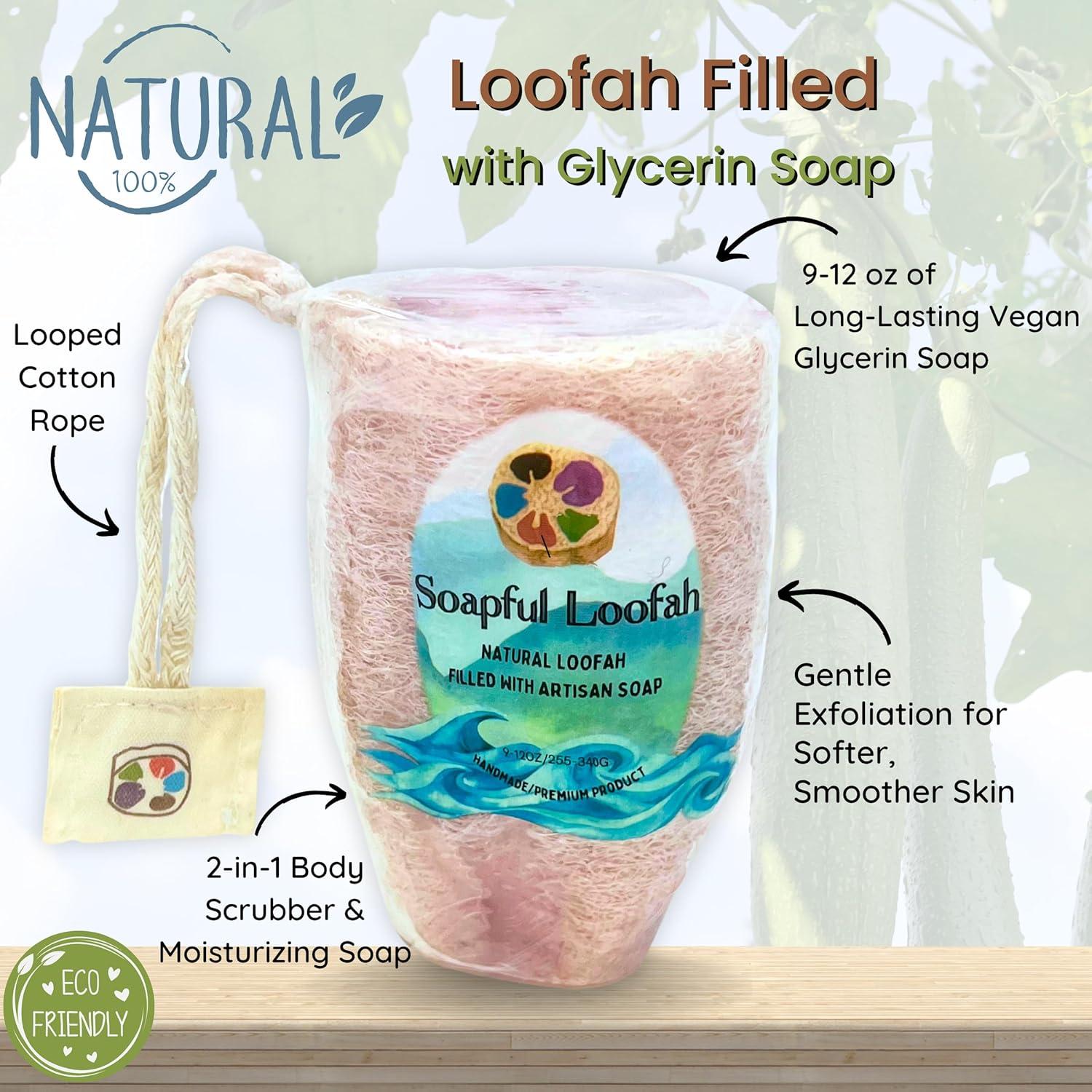 Jabón Exfoliante de Lufa Soapful Loofah Lavanda Eucalipto 330g