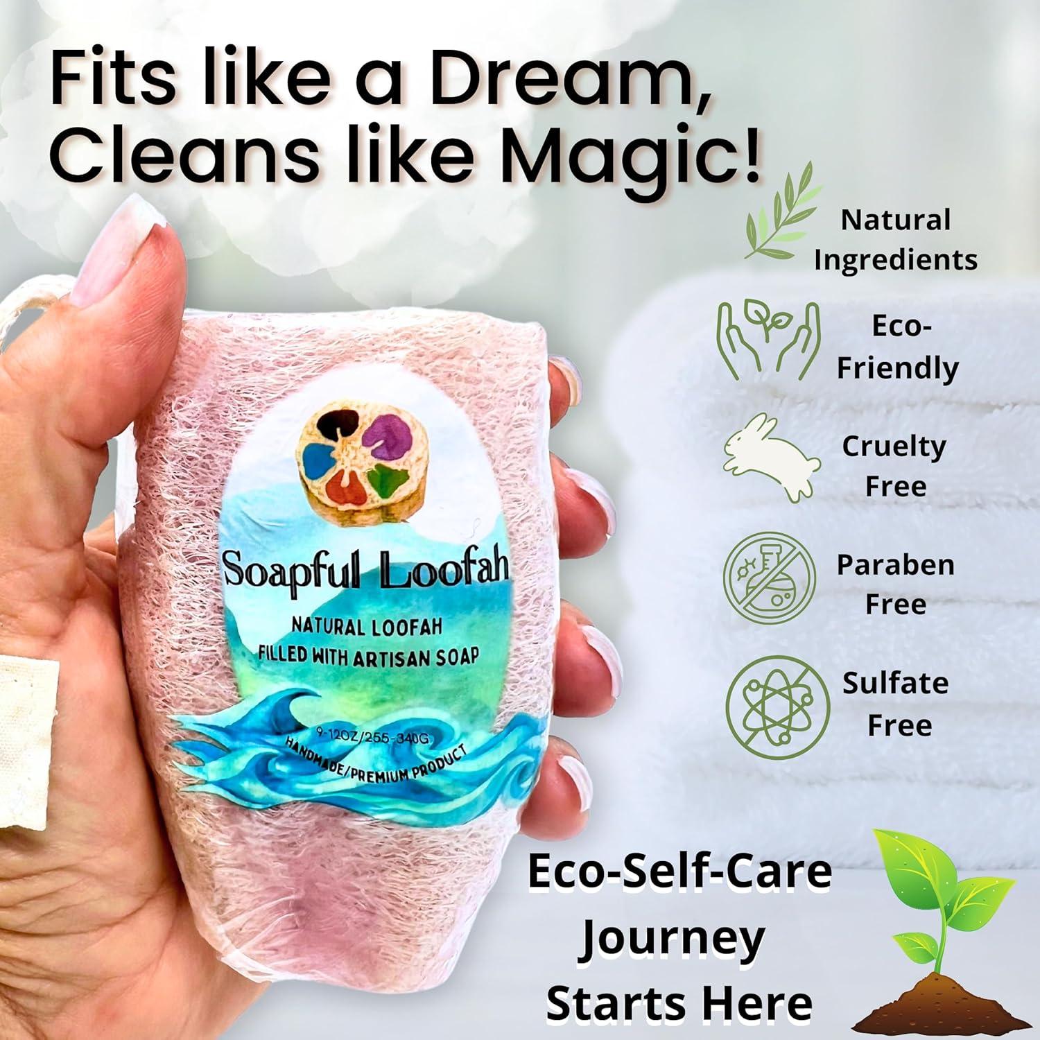 Jabón Exfoliante de Lufa Soapful Loofah Lavanda Eucalipto 330g