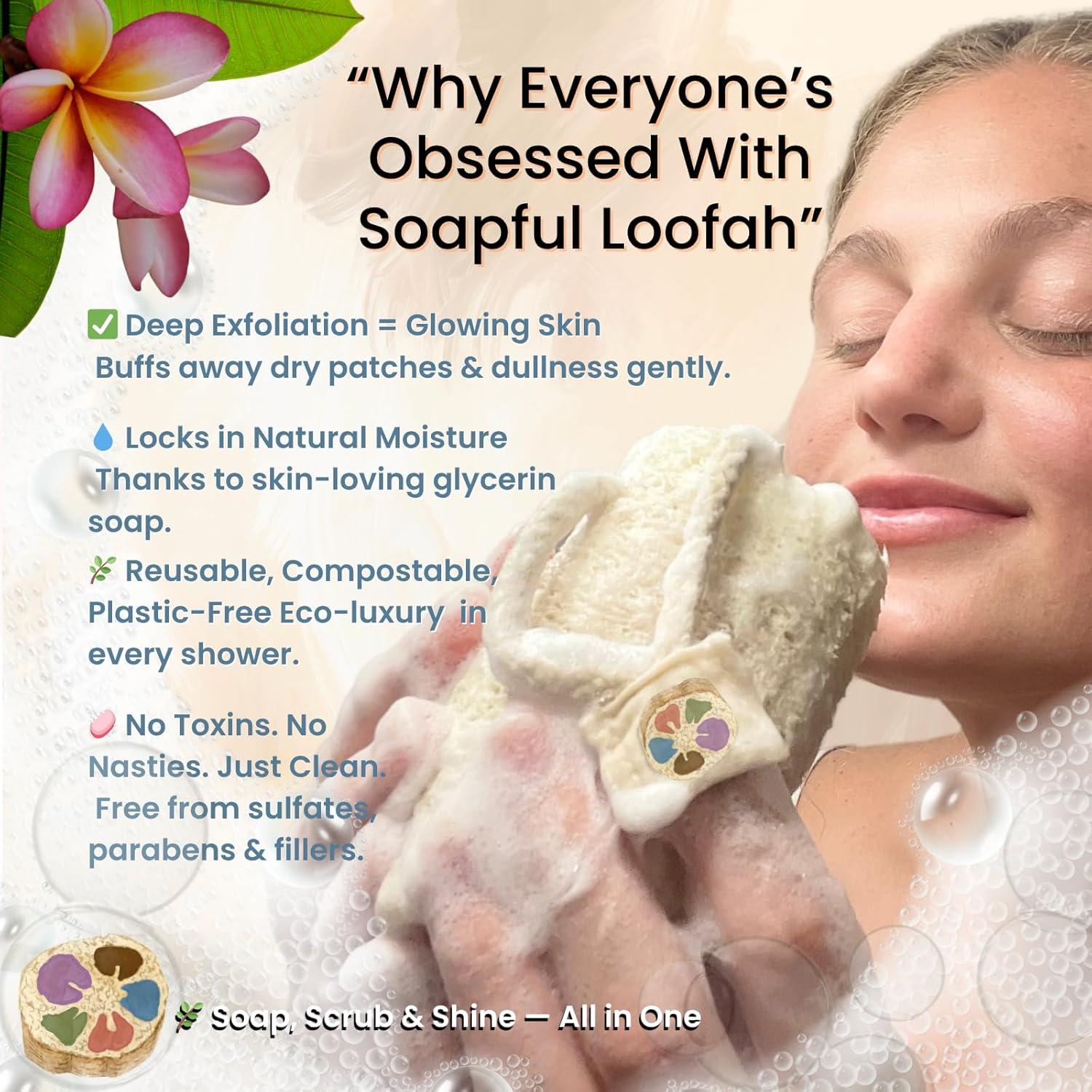 Jabón Exfoliante de Lufa Soapful Loofah Lavanda Eucalipto 330g