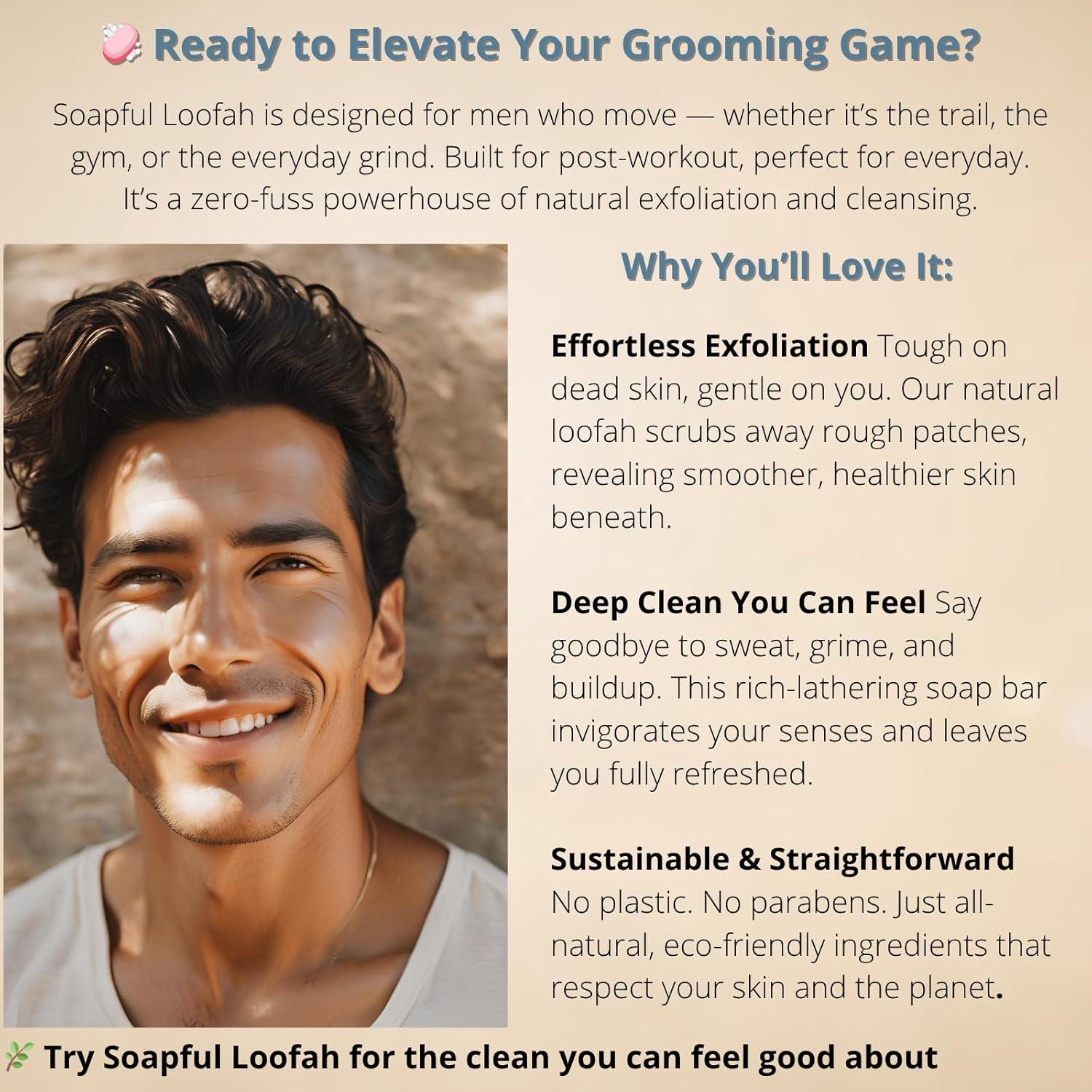 Jabón Exfoliante de Lufa Soapful Loofah Lavanda Eucalipto 330g