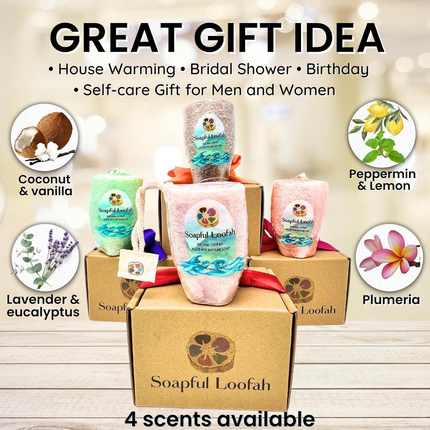 Jabón Exfoliante de Lufa Soapful Loofah Lavanda Eucalipto 330g