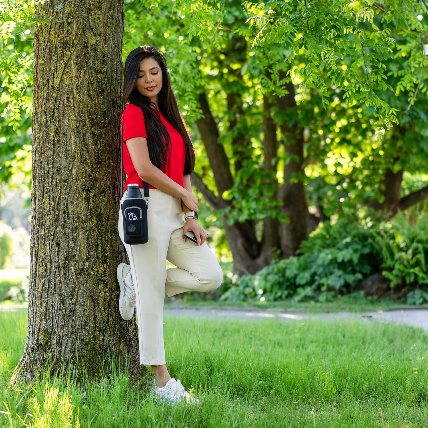 Botella de Agua para Perros Pet2Go 32oz con Cuencos Desmontables