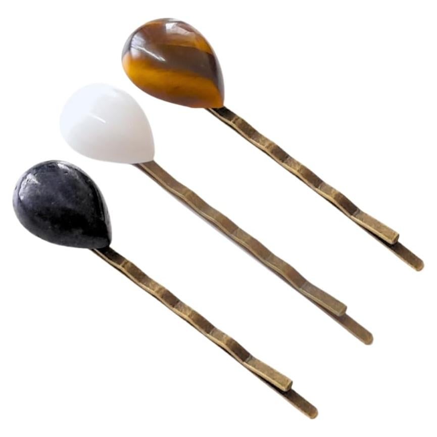 Set de Horquillas Decorativas IMEL Studio Tiger Nudes - 3 Piezas