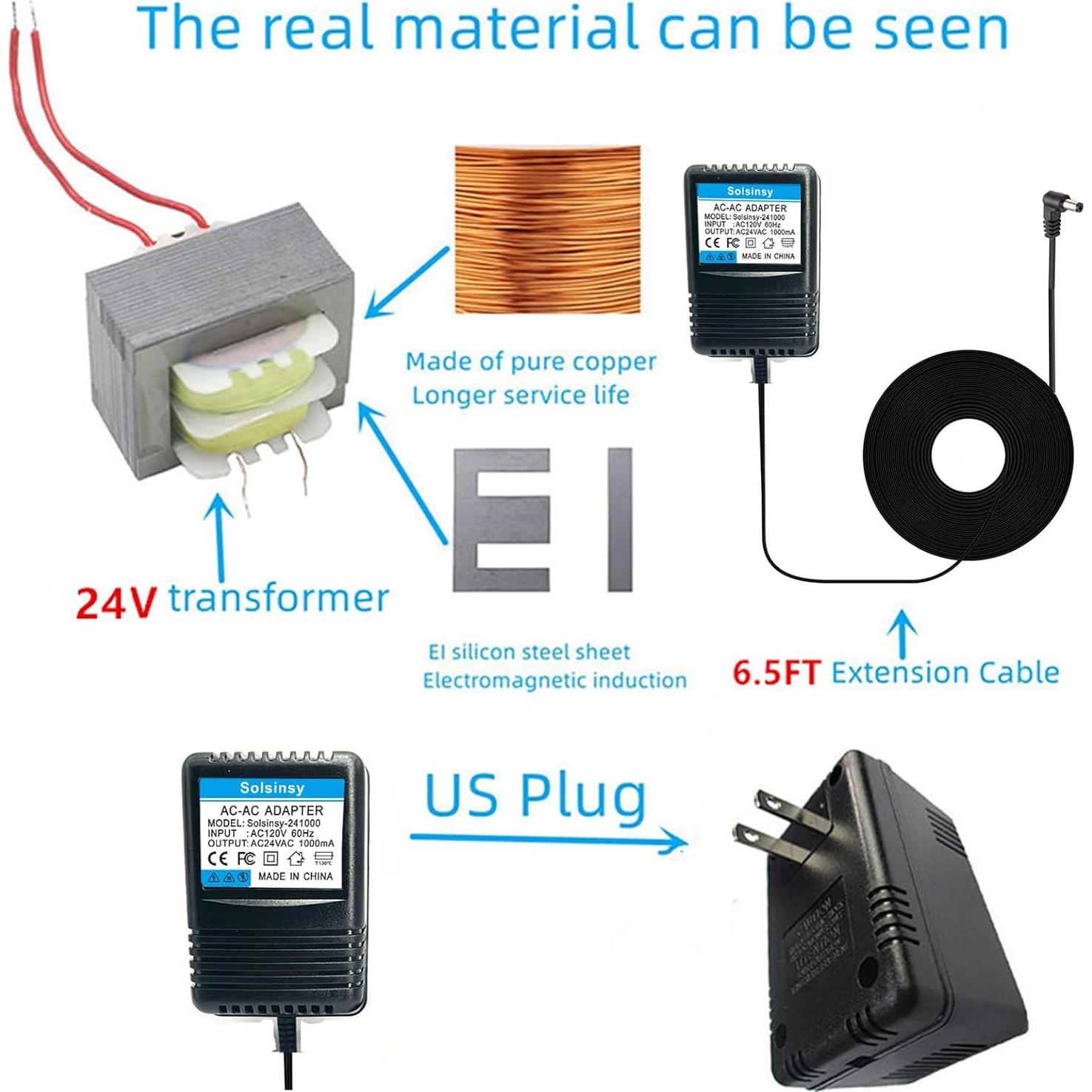 Transformador 24VAC Rachio para riego 8/16 zonas