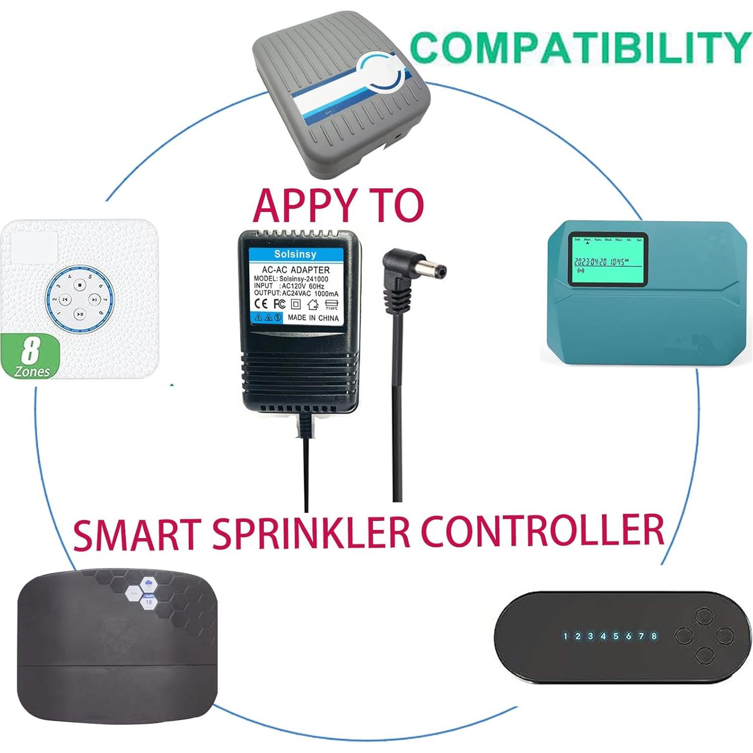 Transformador 24VAC Rachio para riego 8/16 zonas