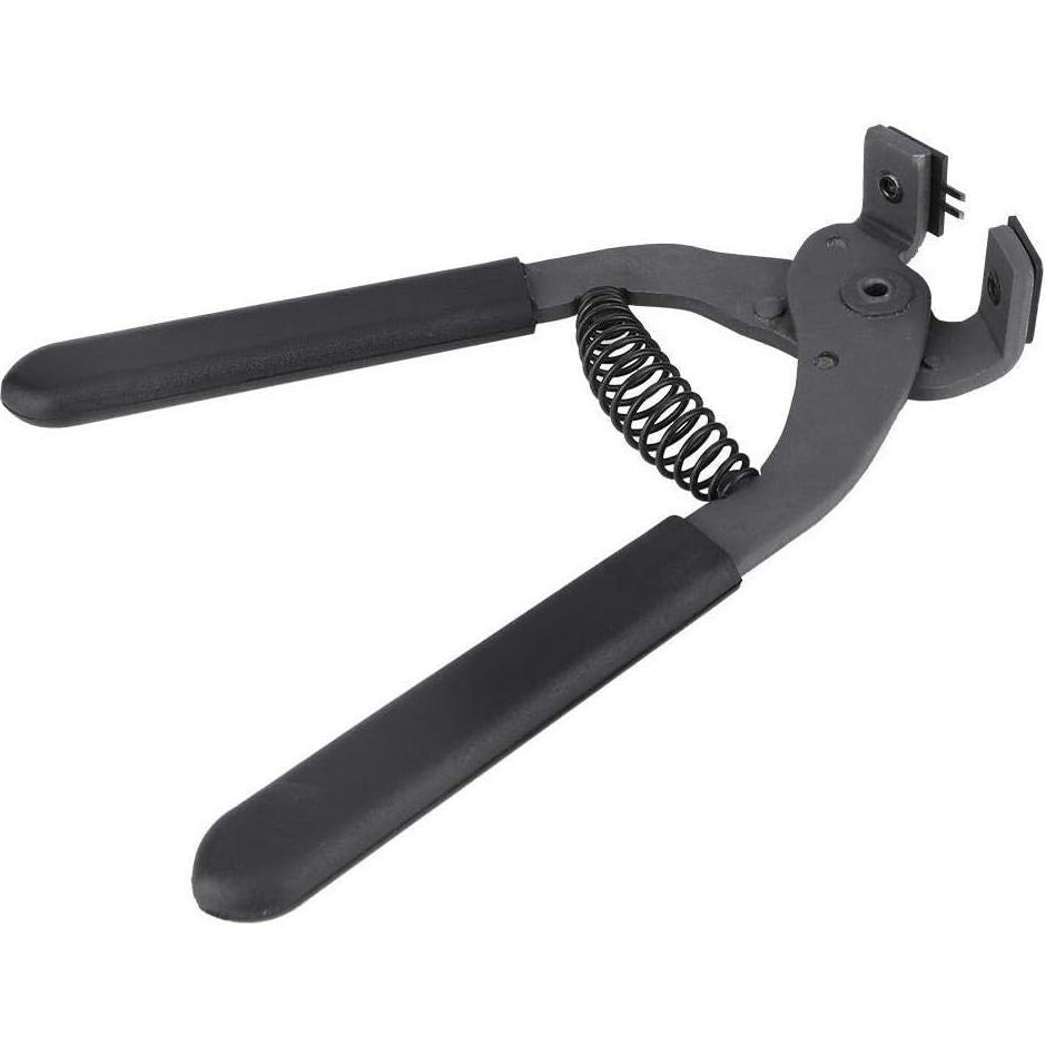 Leather Hole Puncher, Leather Silent Pliers Sturdy Carbon Steel Leather Craft Hole Punch Stitching Tools Sewing Chisel for Belts Purses Watch Bands(4mm-2 Teeth)