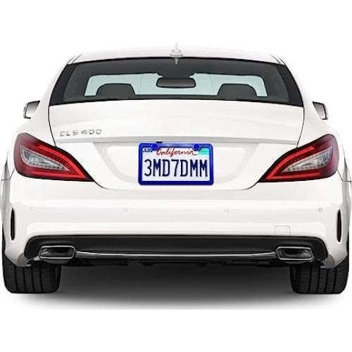 Marco de Placa de Licencia Azul BGGTMO - Metal 2 Piezas