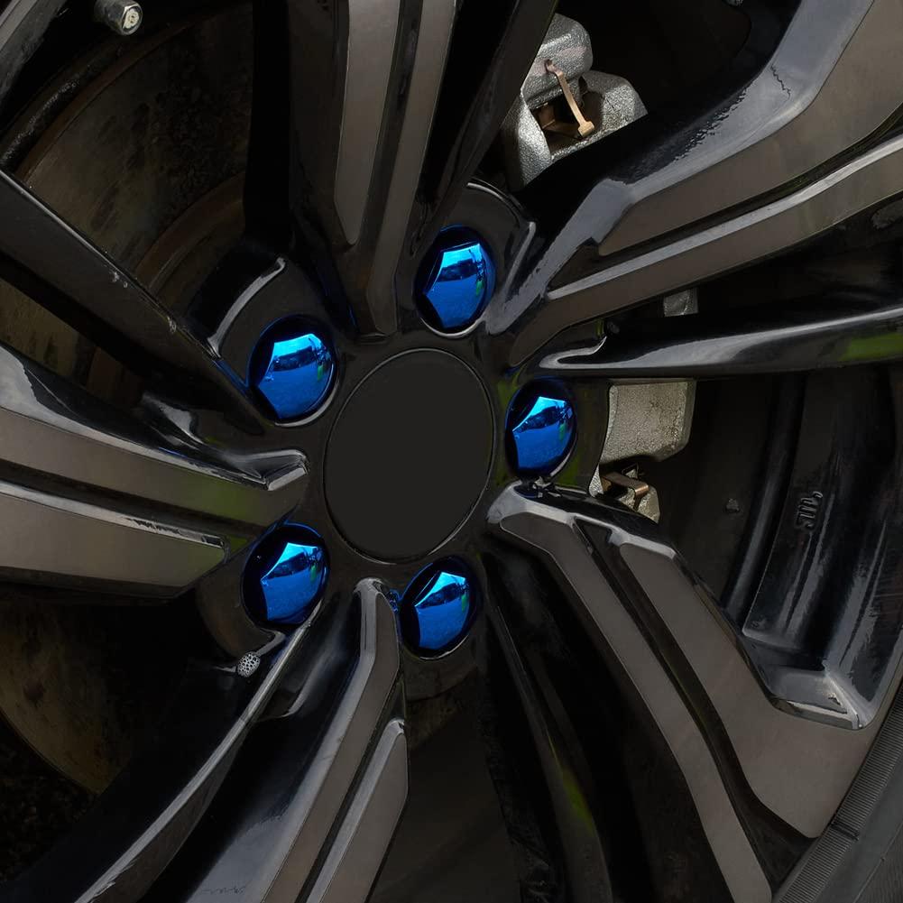 Cubiertas de Tuerca de Rueda 17mm Blueshyhall - Paquete de 20 Azul