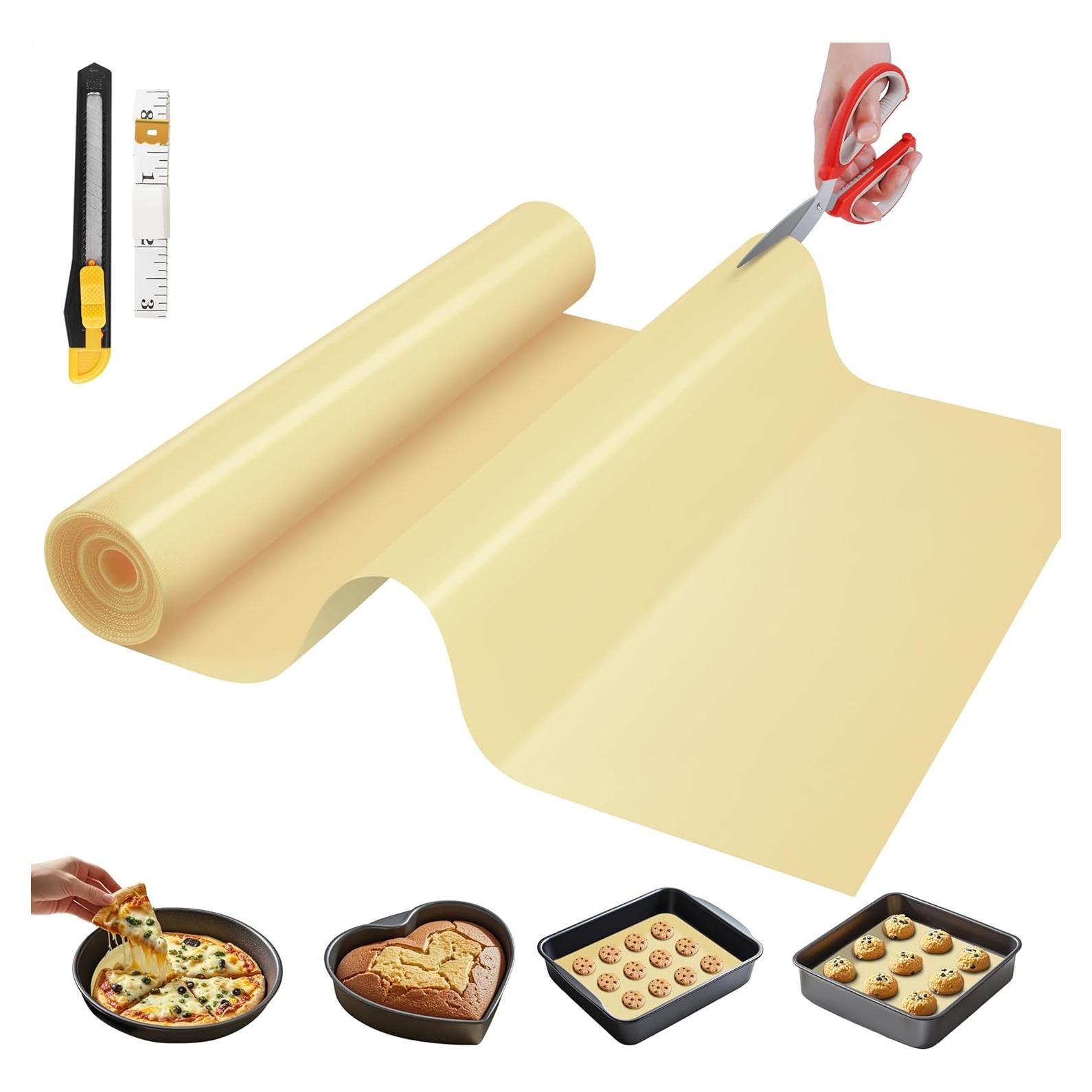 Alfombrilla de Silicona para Hornear GTJ Beige 30.48x304.8 cm