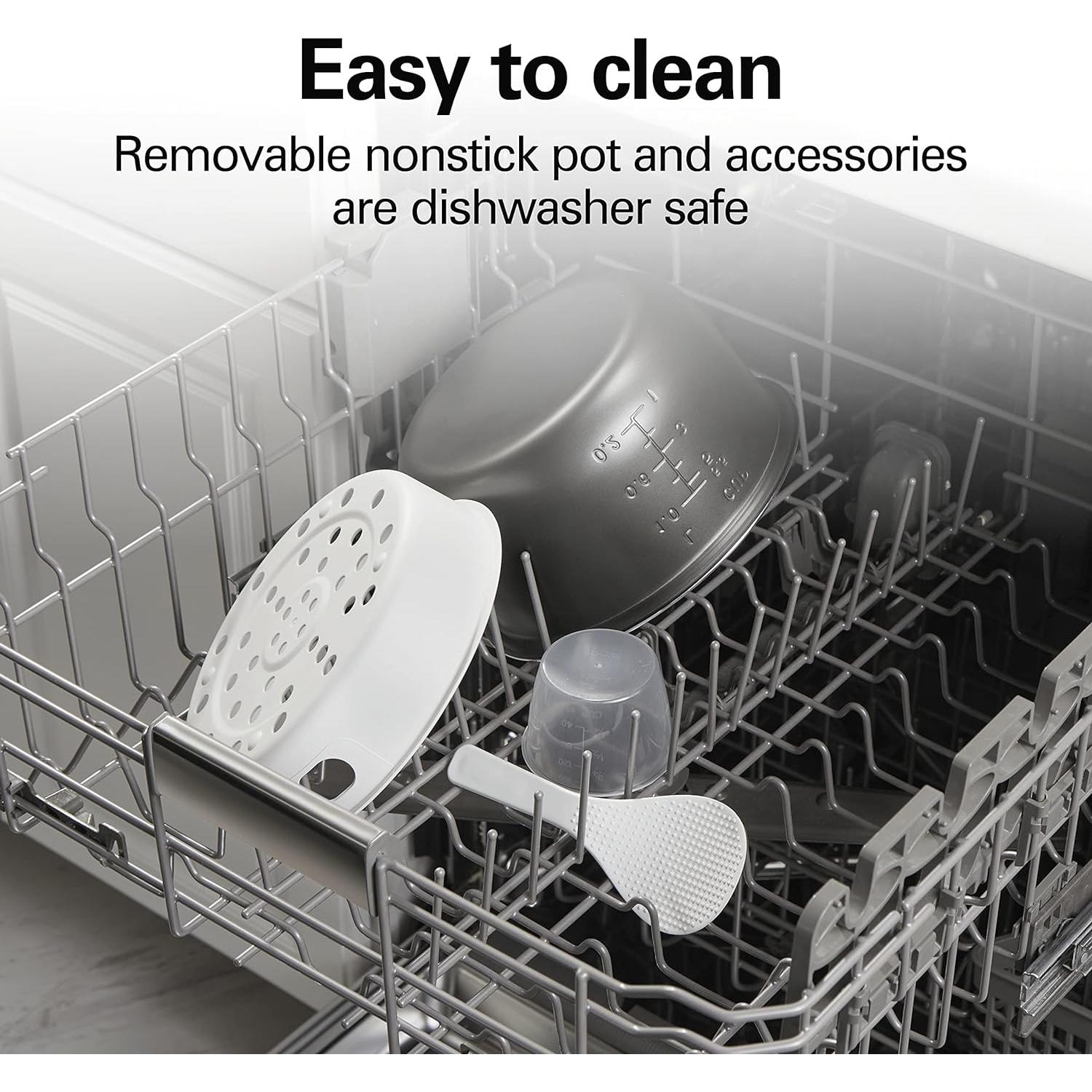 Cocinero de Arroz Digital Programable Hamilton Beach 12 Tazas