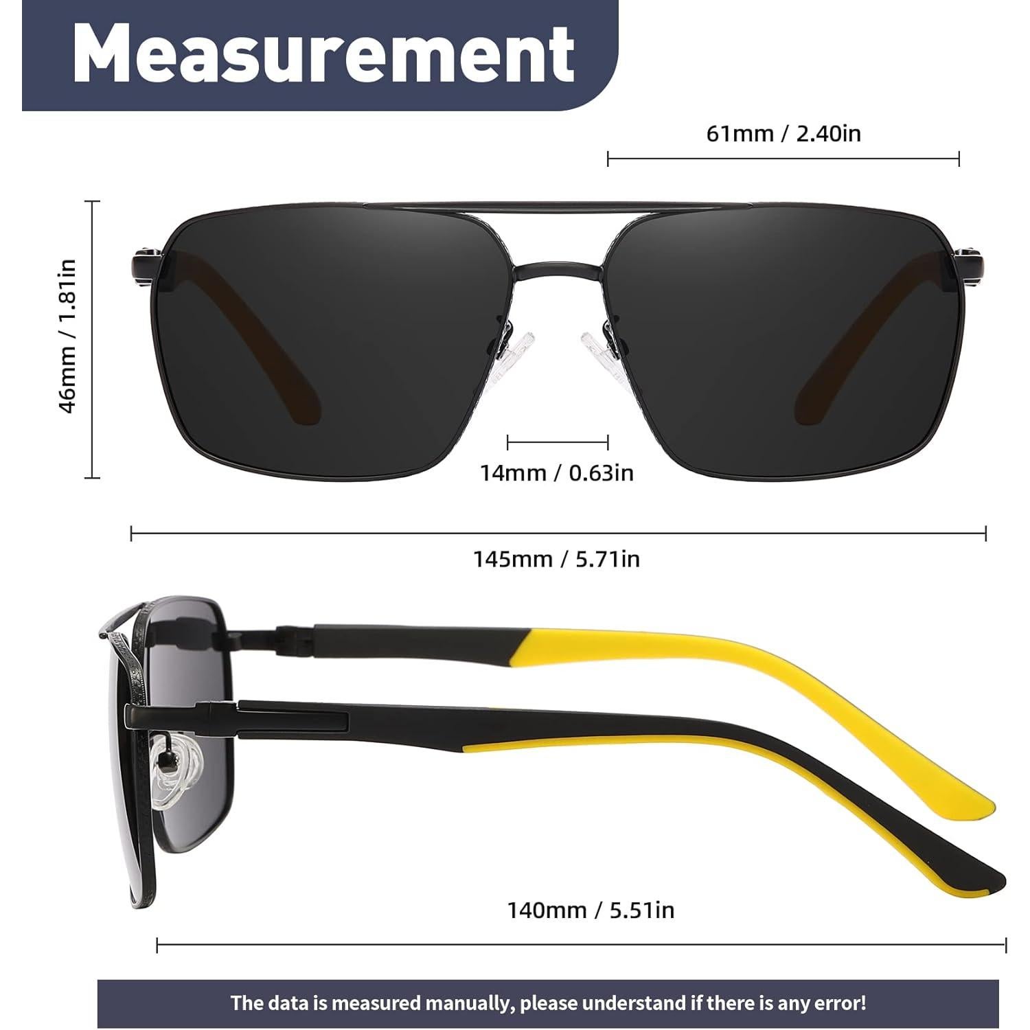 Gafas de sol polarizadas KIOYTLIK UV400 aviador unisex