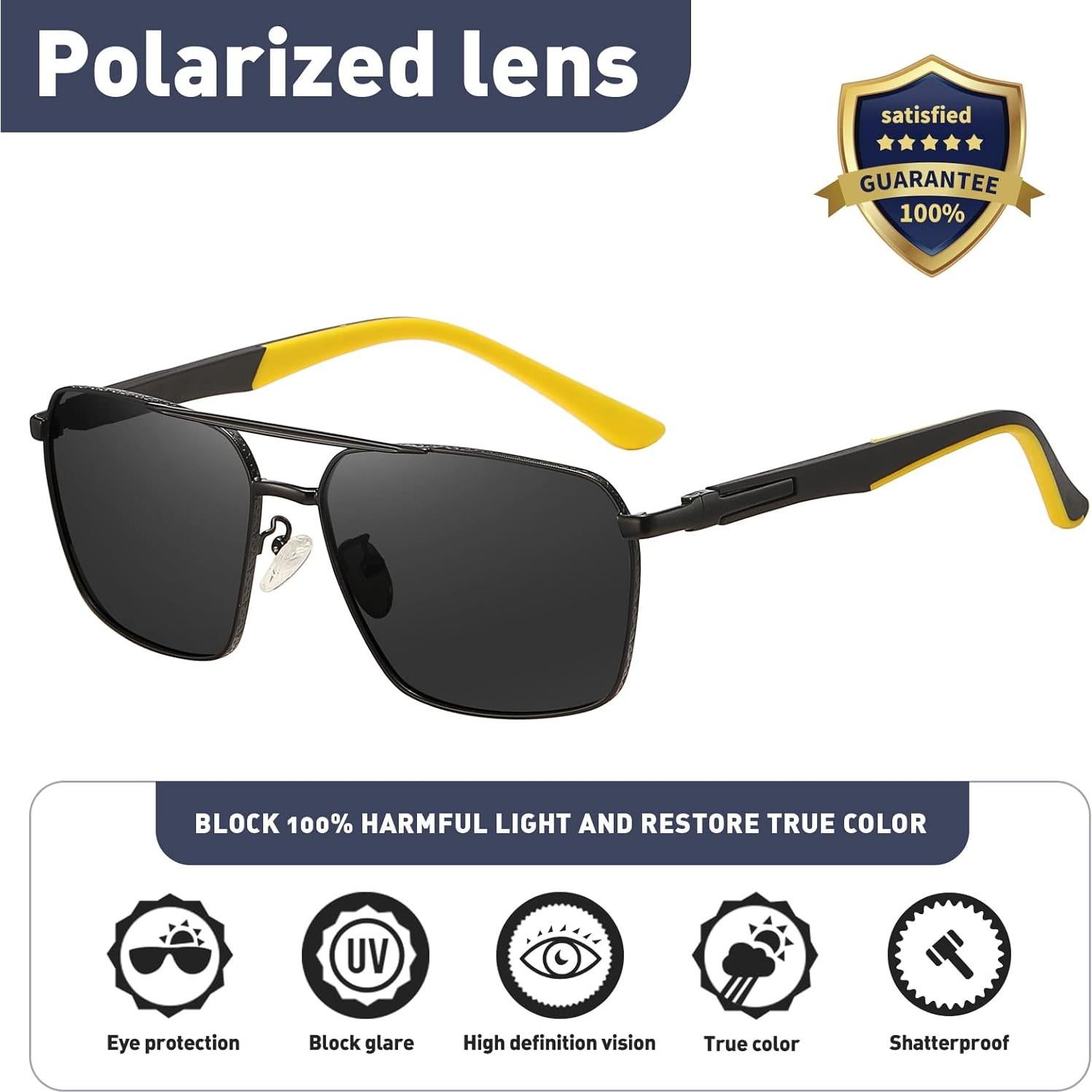 Gafas de sol polarizadas KIOYTLIK UV400 aviador unisex