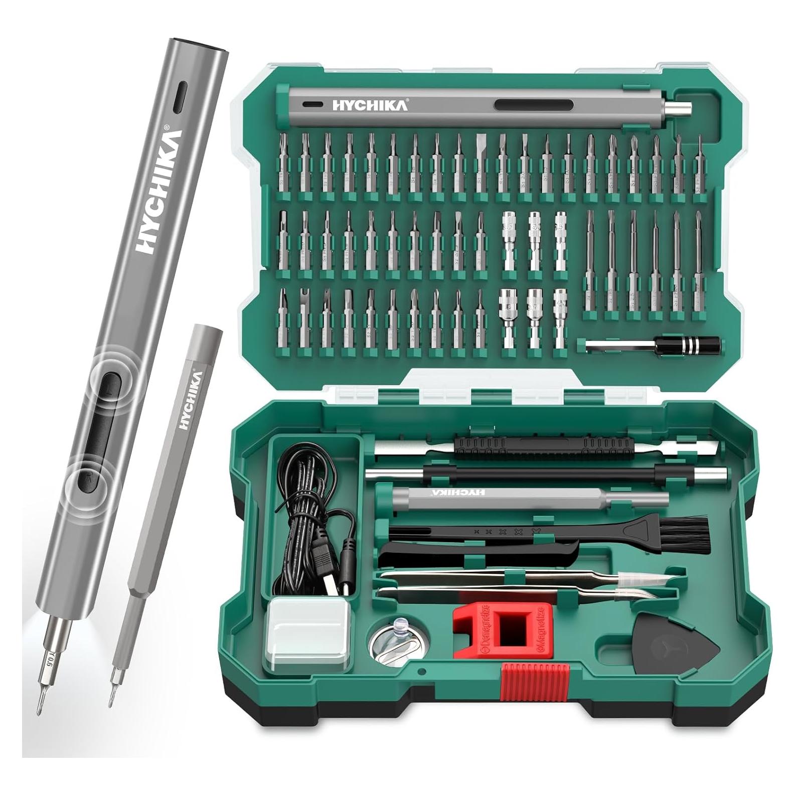 Destornillador Eléctrico HYCHIKA 67 en 1 Recargable LED
