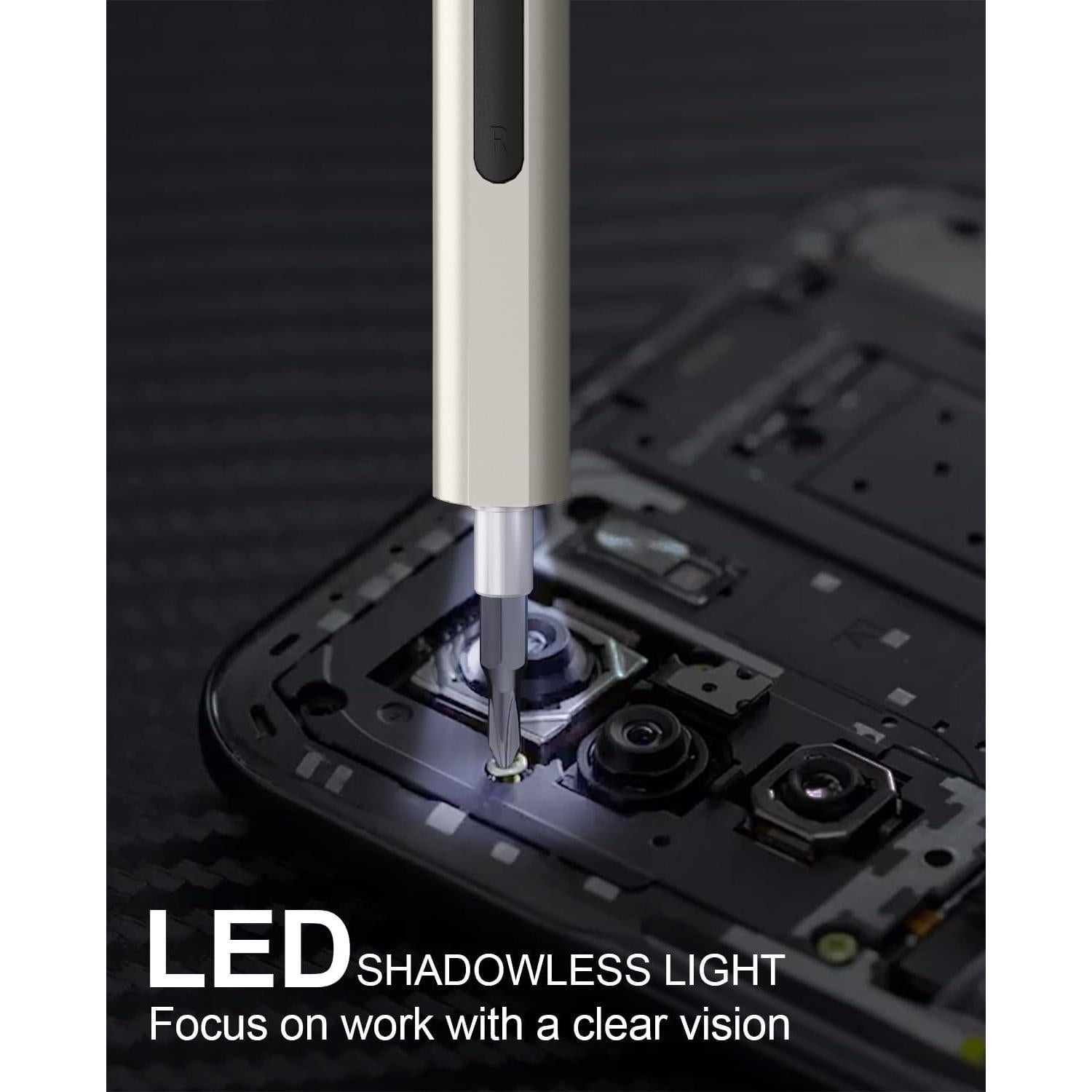 Destornillador Eléctrico HYCHIKA 67 en 1 Recargable LED