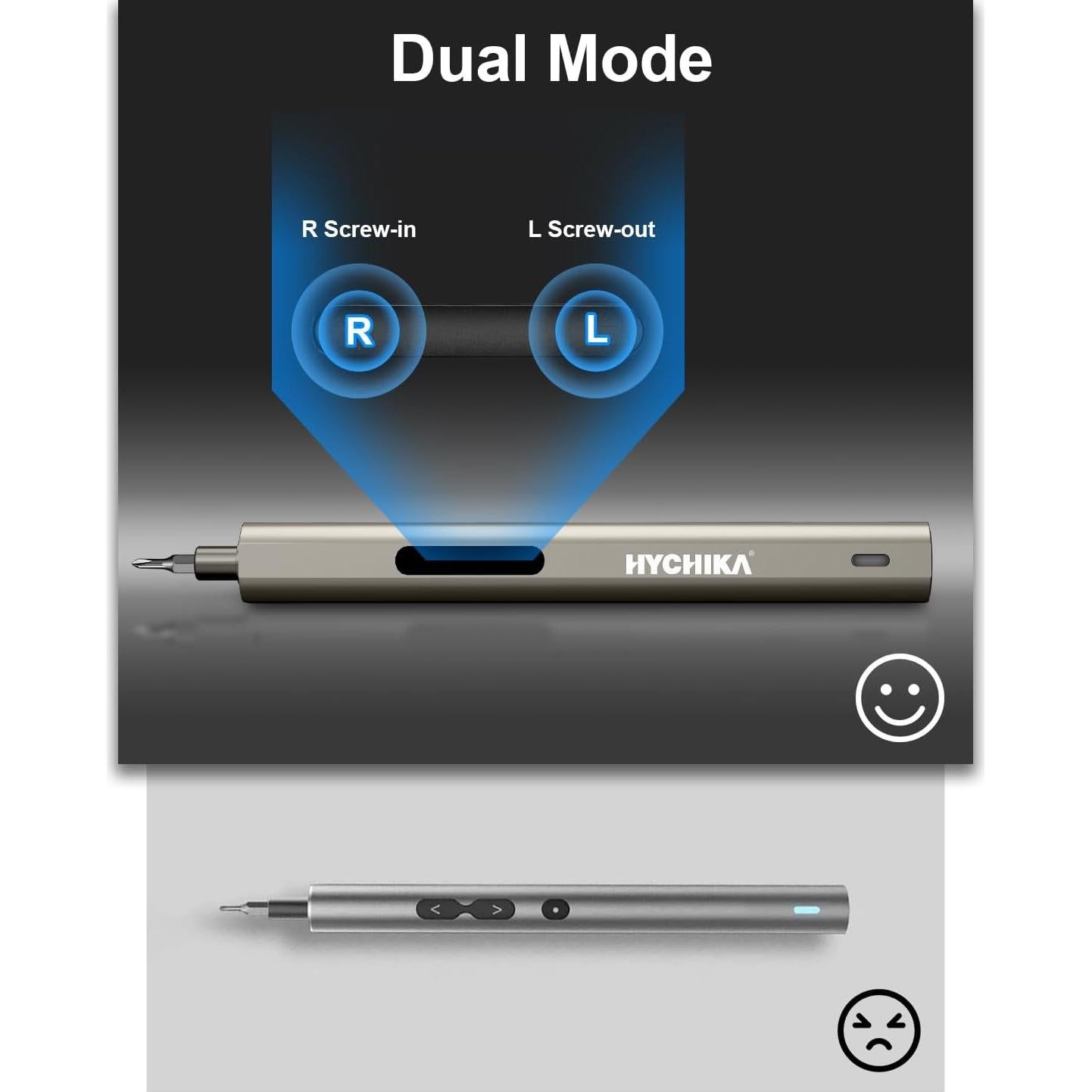 Destornillador Eléctrico HYCHIKA 67 en 1 Recargable LED