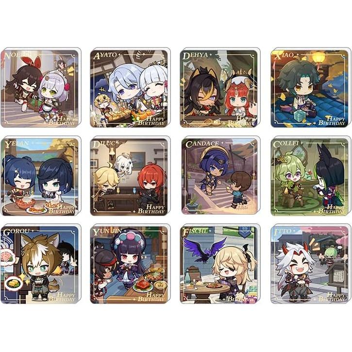 Imán Acrílico Genshin Impact Alhaitham 7.29x7.01cm