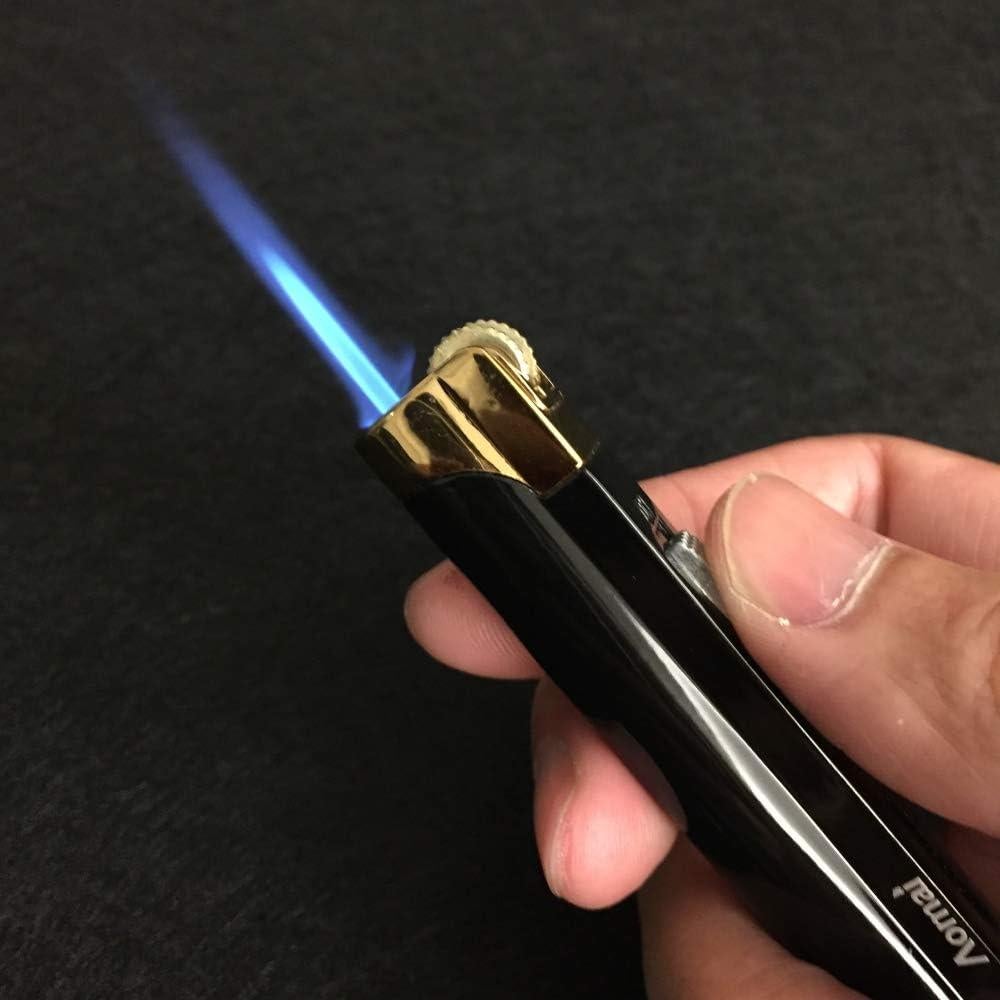 Encendedor Soplete Butano AOMAI Negro a Prueba de Viento