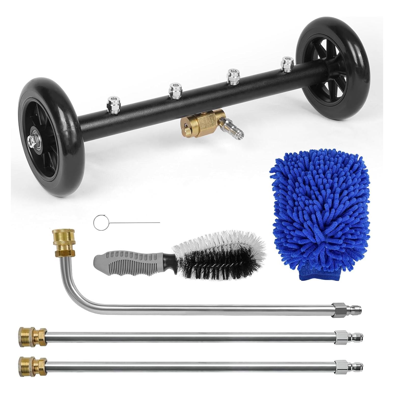 Limpiador de Chasis a Presión YUET 2-en-1 4000 PSI Kit 7 Piezas