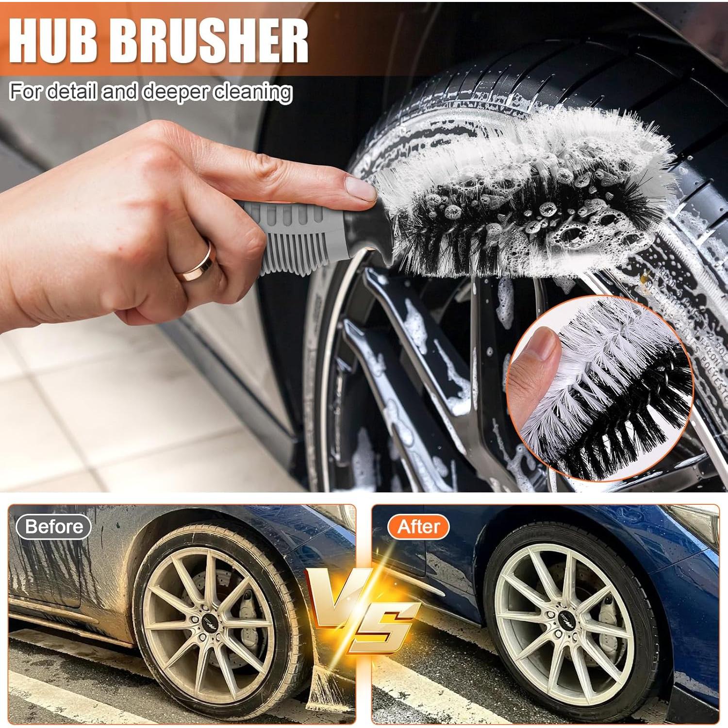 Limpiador de Chasis a Presión YUET 2-en-1 4000 PSI Kit 7 Piezas