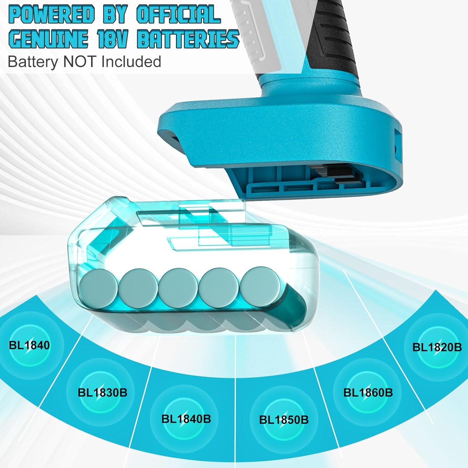 Desatascador Eléctrico TAIRDA 18V Inodoro Inalámbrico 1.51kg