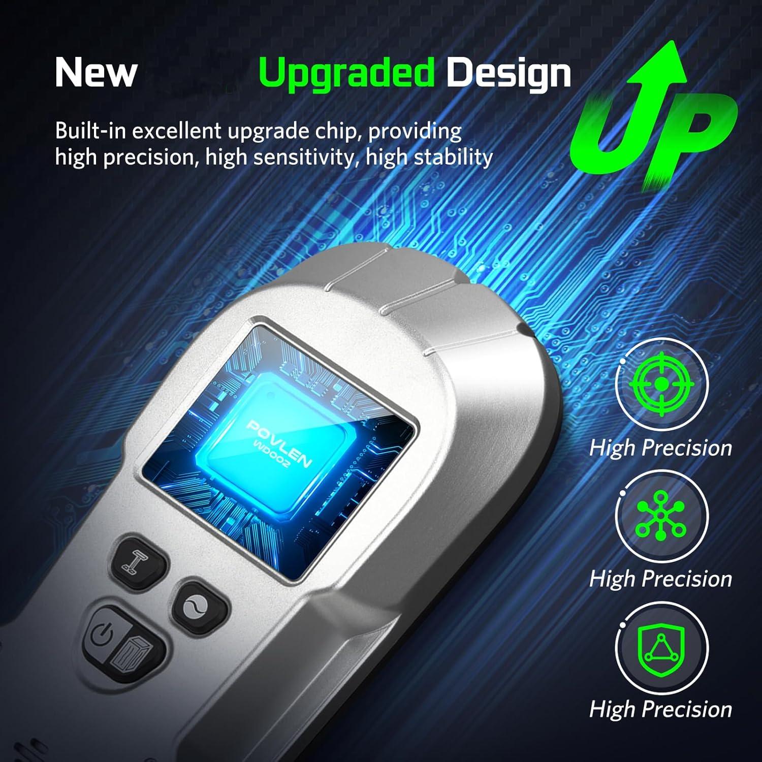 Buscador de Vigas de Pared Freetim TH350 con Pantalla LCD