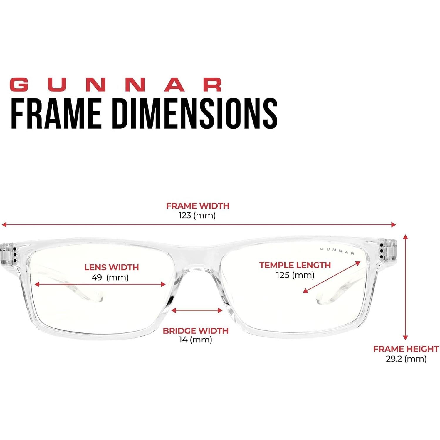 Gafas Bloqueadoras de Luz Azul Gunnar Niños 8-12 Años