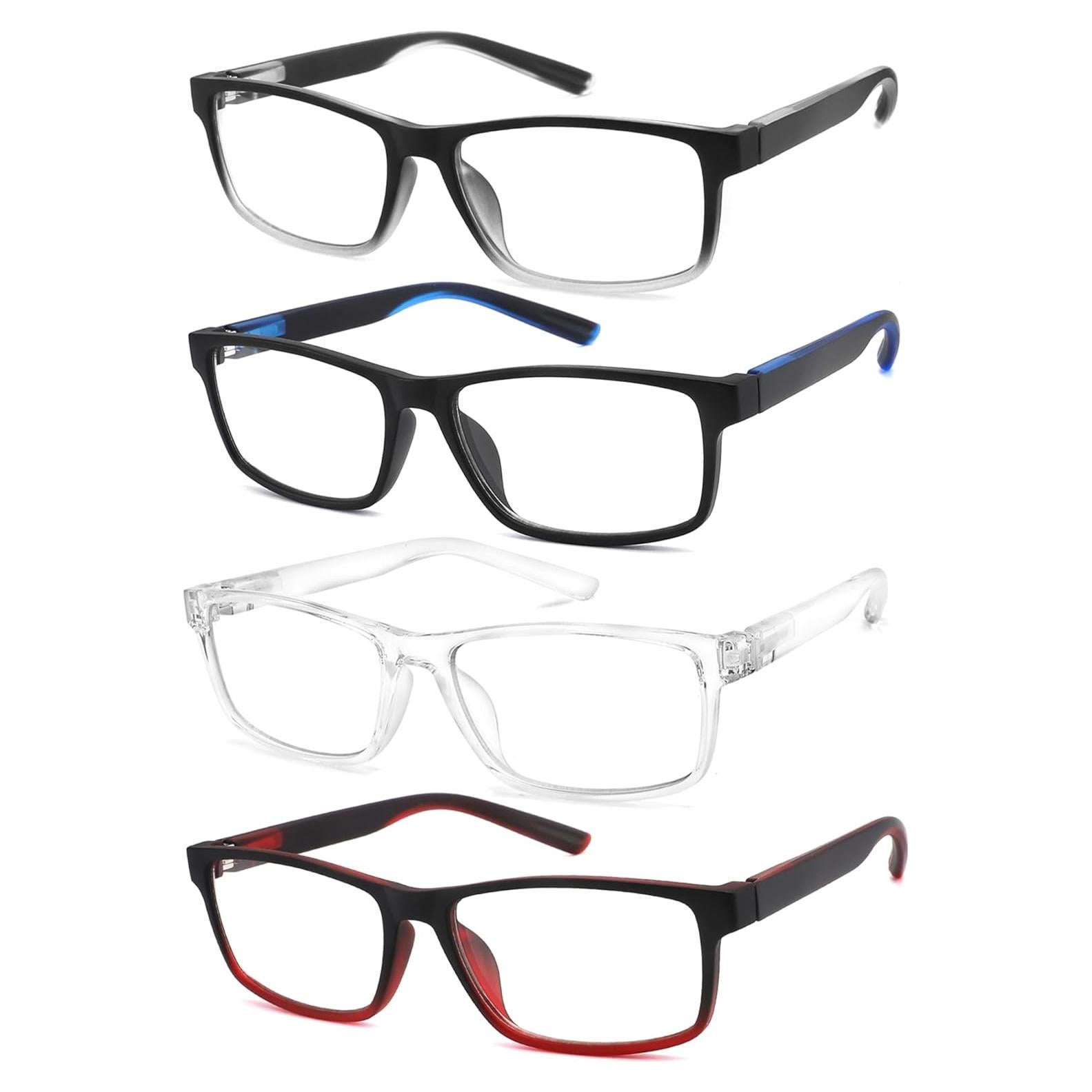 Paquete de 4 Gafas de Lectura Acavefox 1.0 Bloqueo Luz Azul