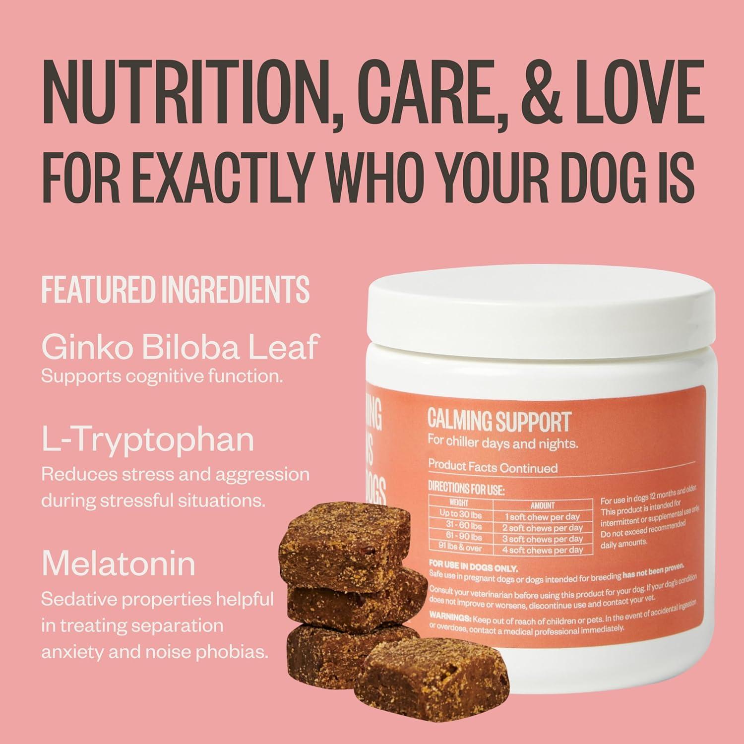 Suplemento Calmante Masticable Ollie Chill Pills para Perros - 60 Unidades