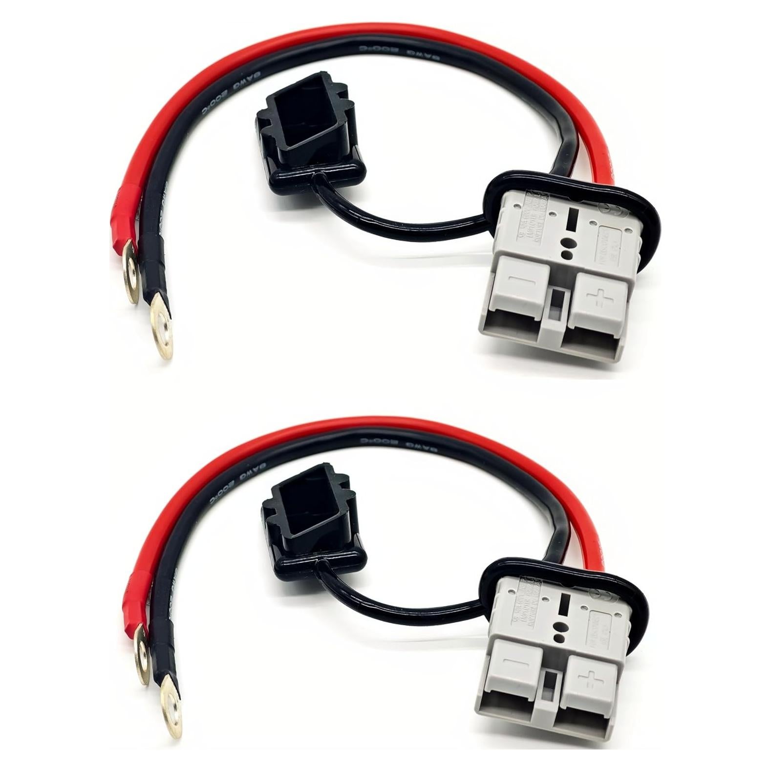 Kit Conexión Rápida Batería 50A Anderson 8AWG 0.3m 2PCS