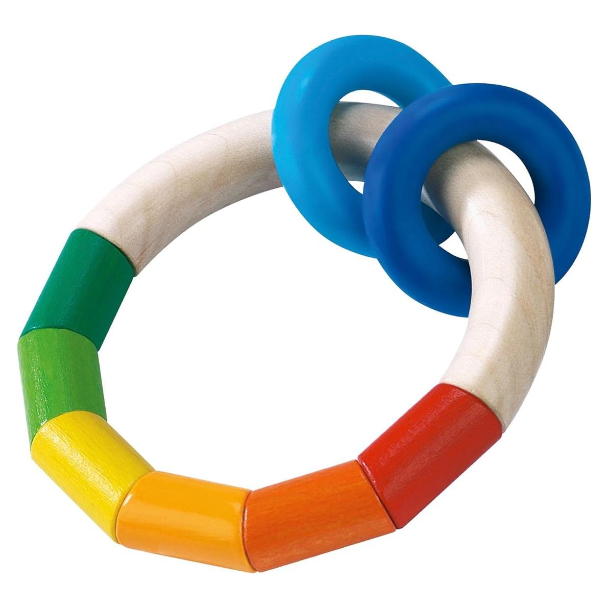Sonajero de Madera HABA Kringelring para Bebés 0-18 Meses